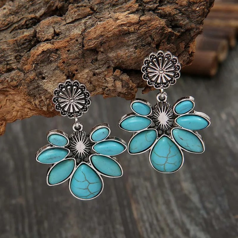 Wild Turquoise Earrings