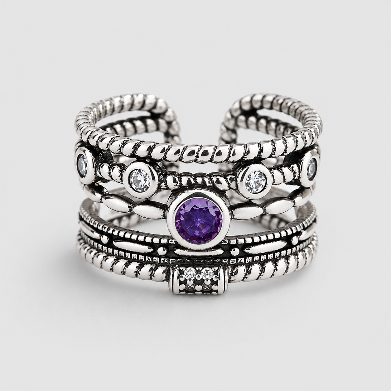 Violet Dusk Ring