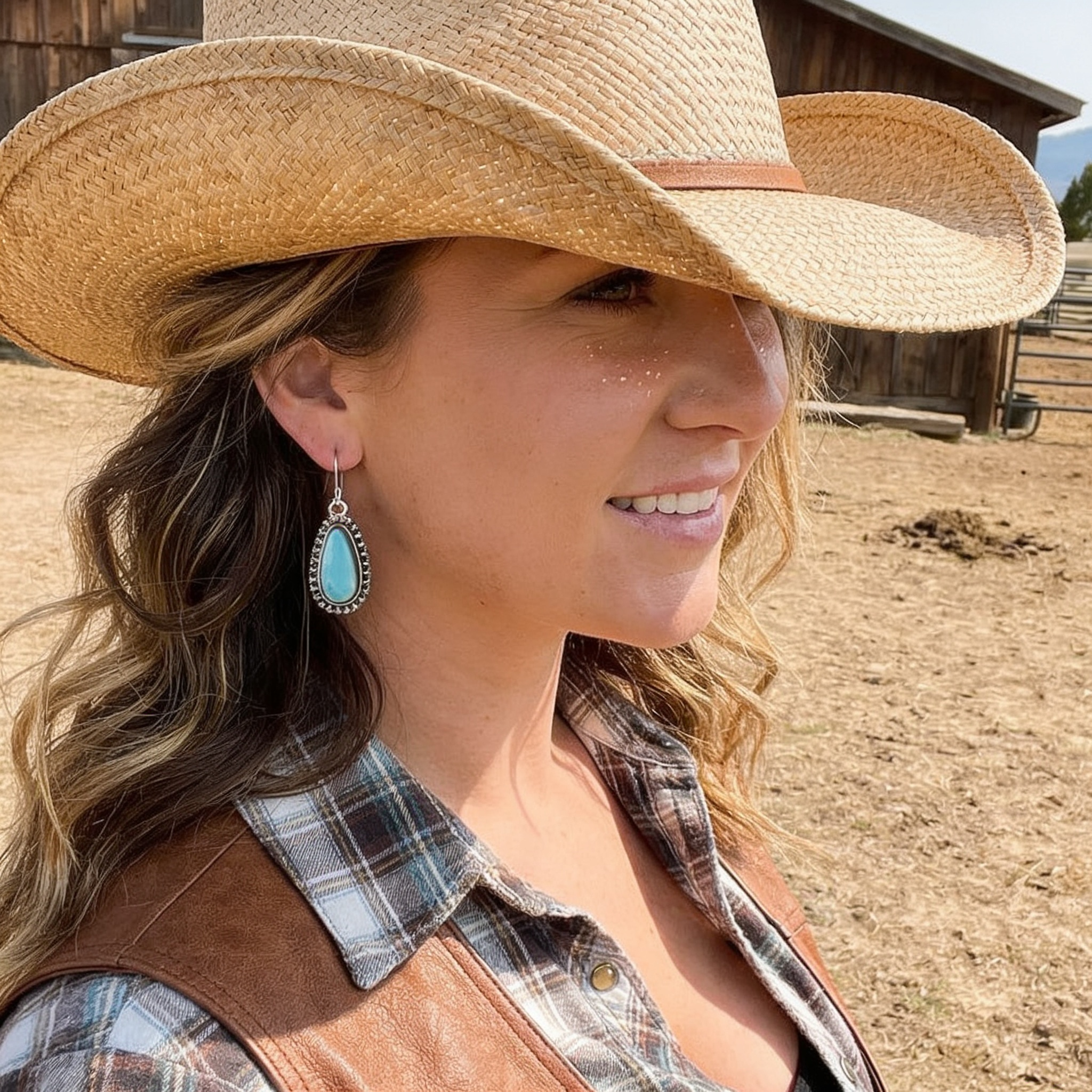 Blue Raindrop Earrings