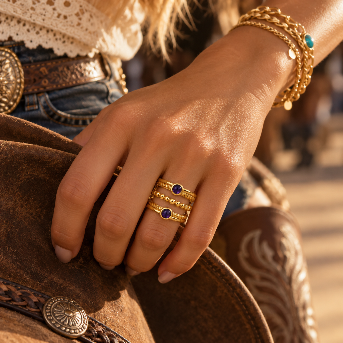 Twilight Lasso Ring
