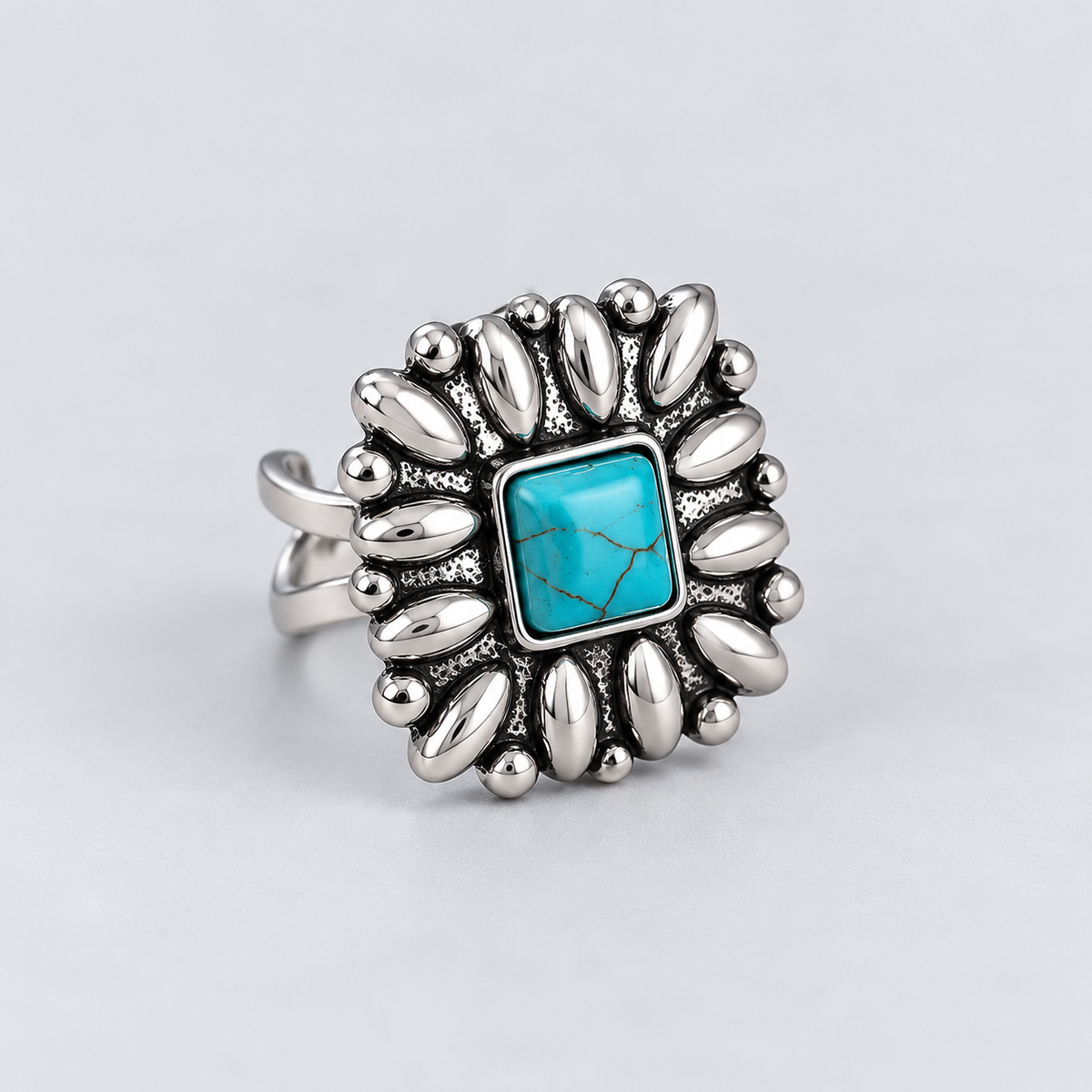 Silver Blossom Ring