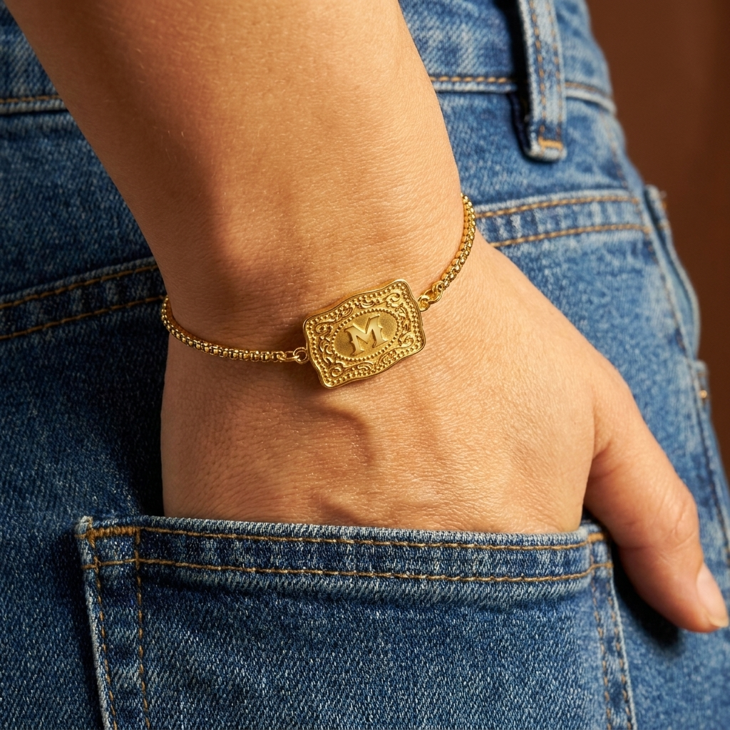 Buckle Up Bracelet Gold