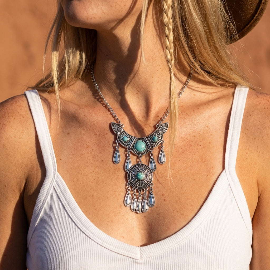 Silver Rain Necklace