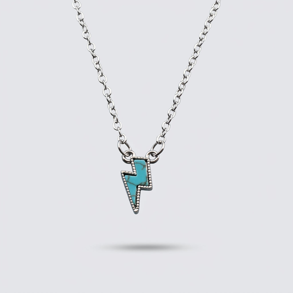 Blue Lightning Necklace