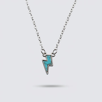 Blue Lightning Necklace