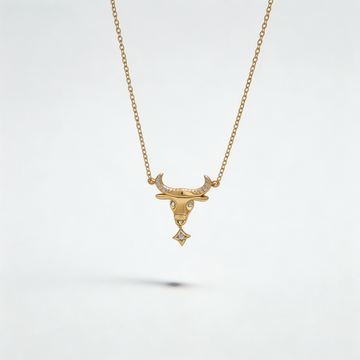 Diamond Bull Necklace
