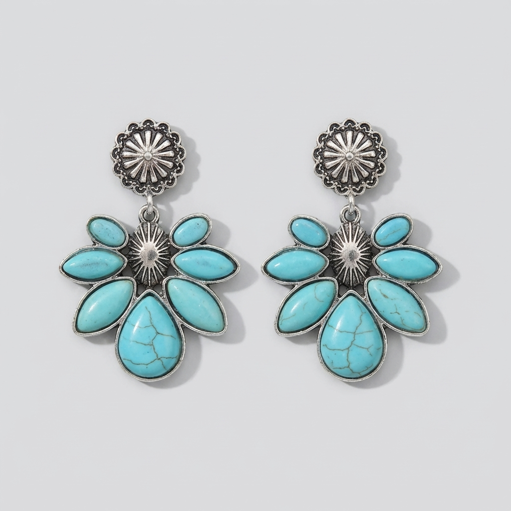 Wild Turquoise Earrings