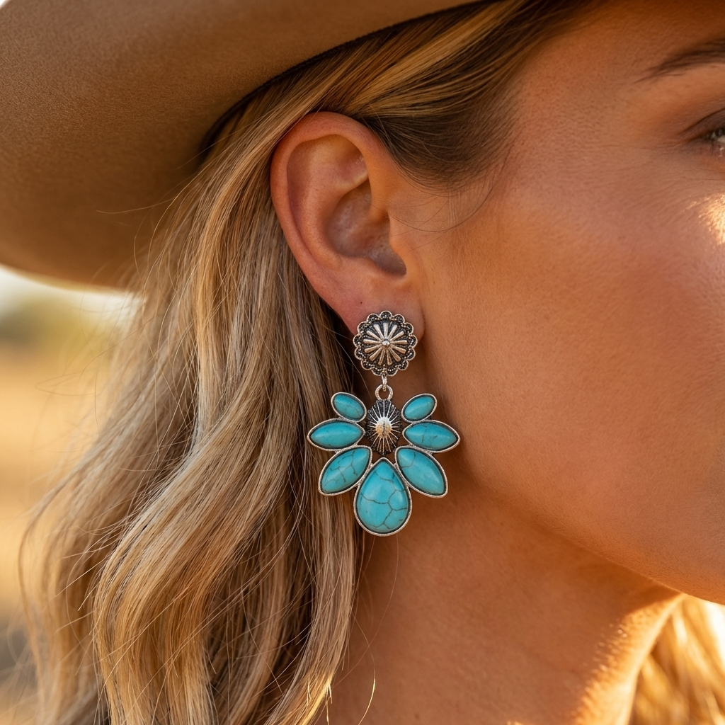 Wild Turquoise Earrings