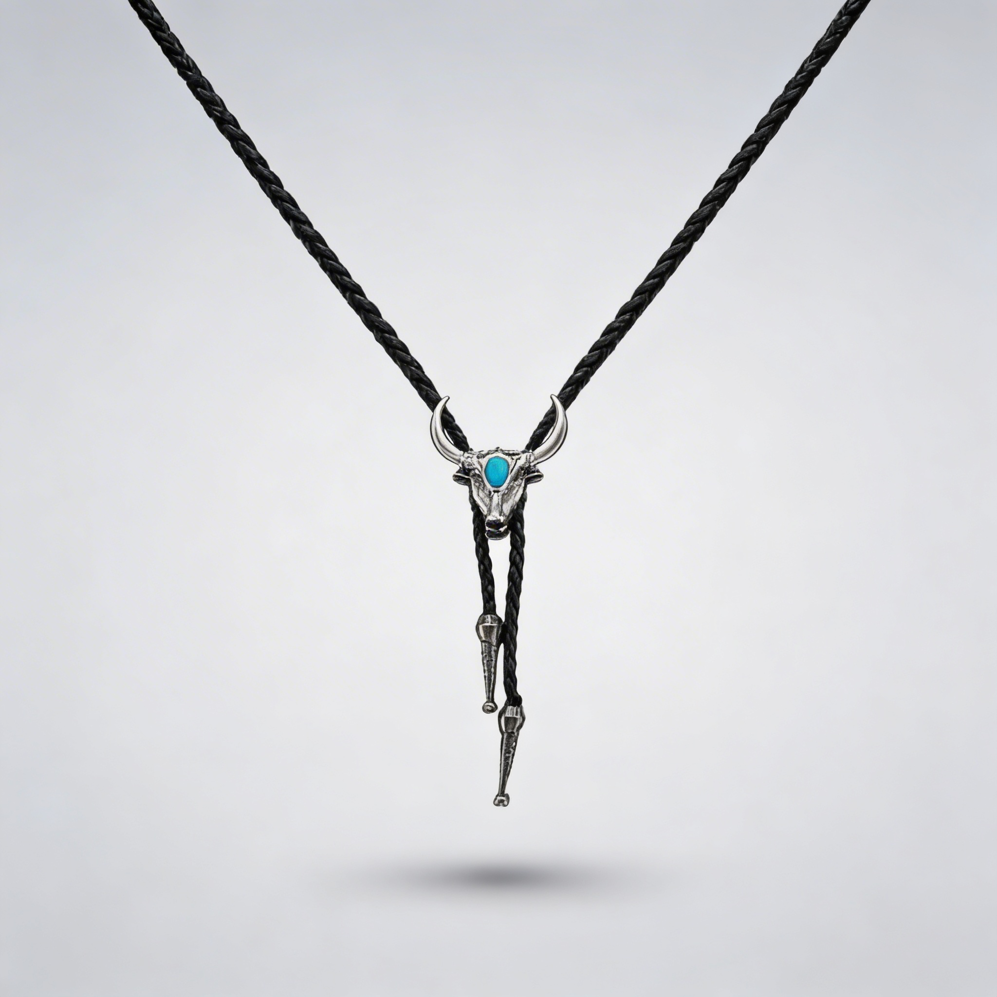 Bull Skull Bolo Tie