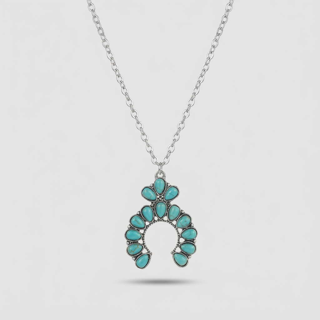 Turquoise Blossom Necklace