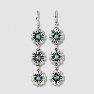 Triple Bloom Earrings