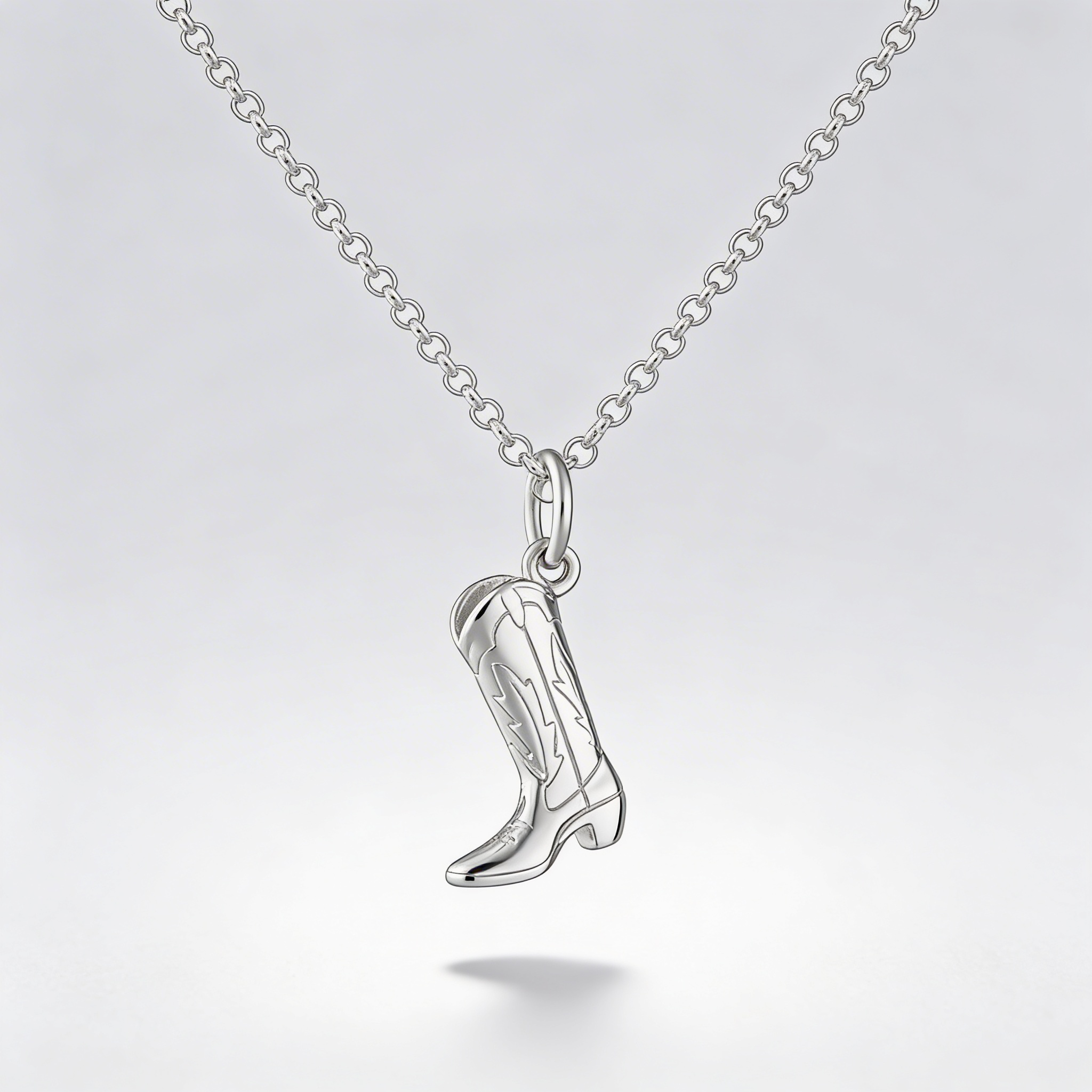 Cowgirl Boot Necklace