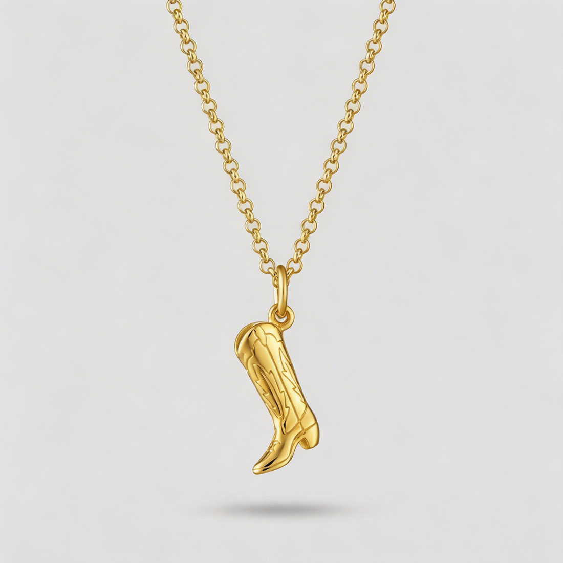 Cowgirl Boot Necklace