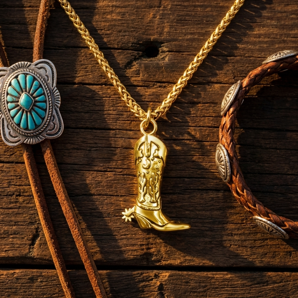 Boots & Spurs Necklace