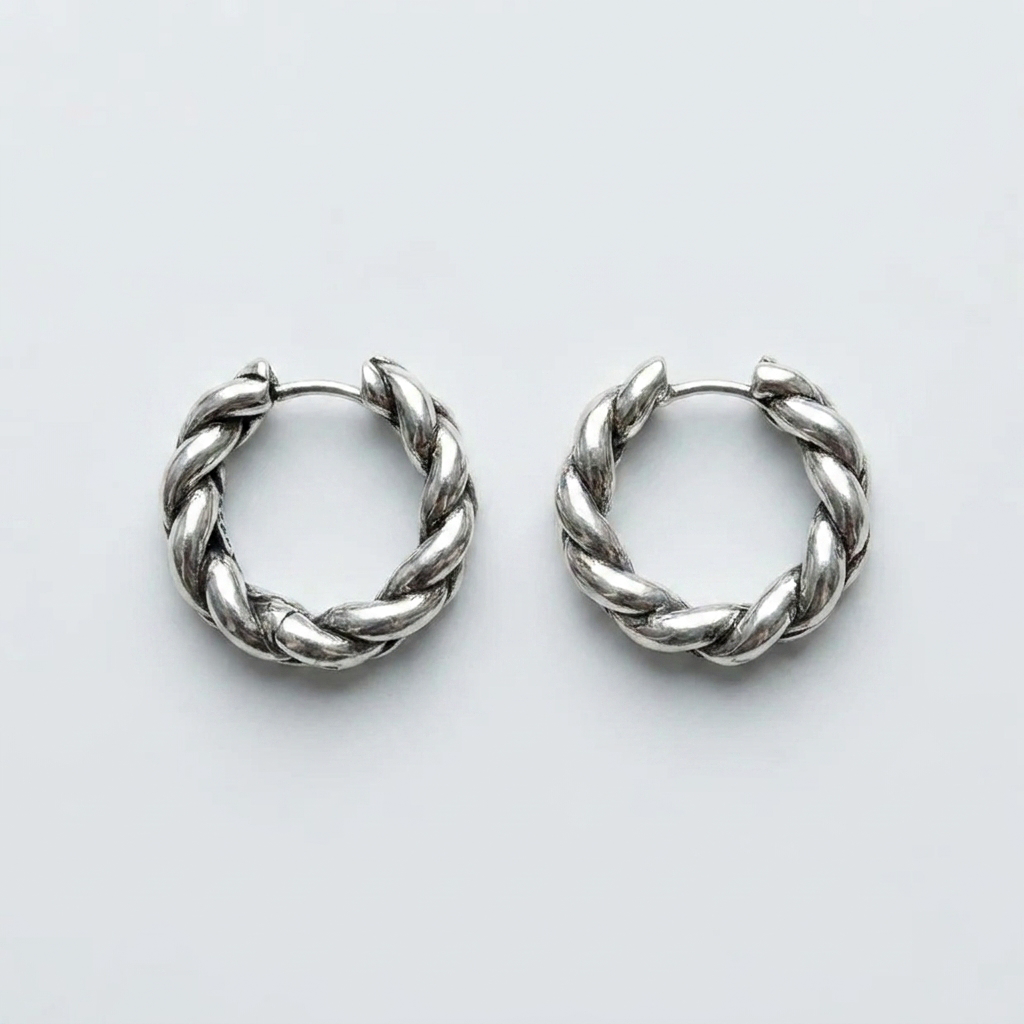 Braided Rope Earrings