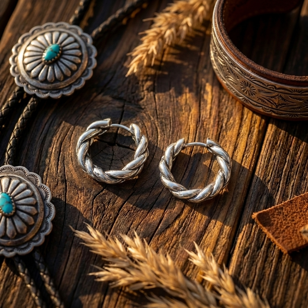 Braided Rope Earrings