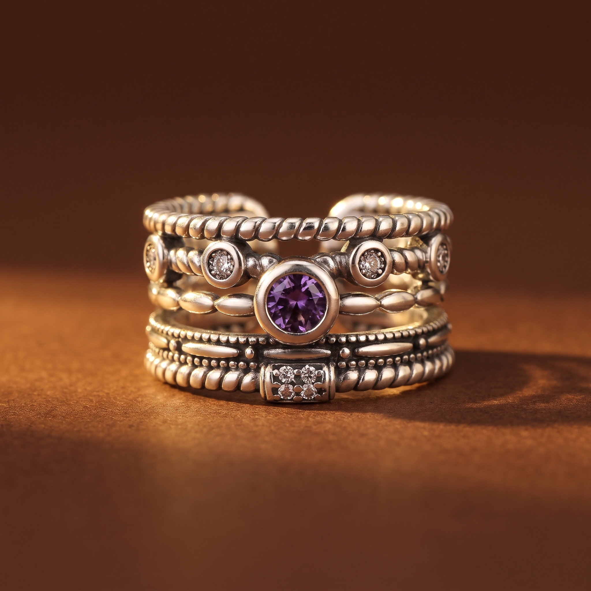Violet Dusk Ring