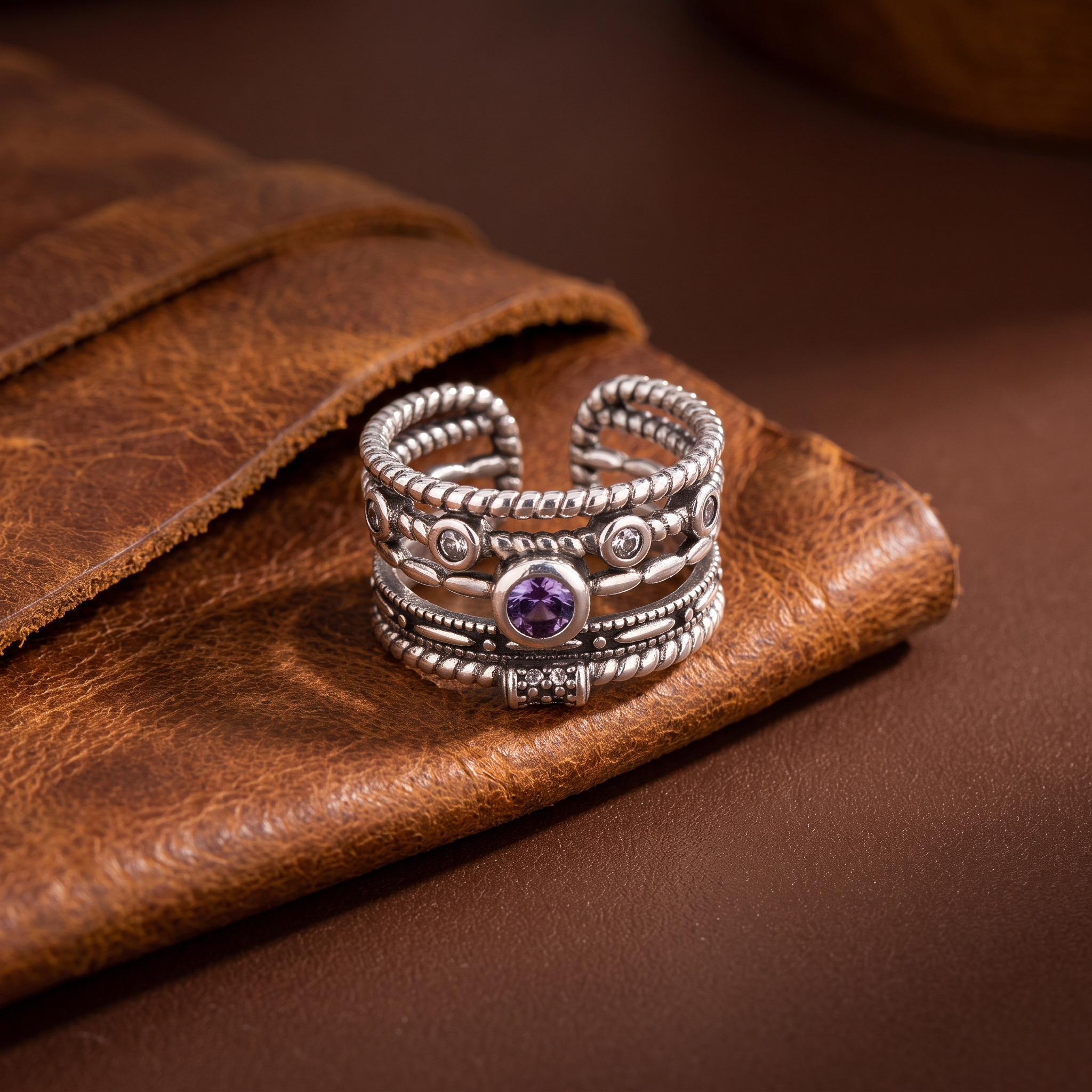 Violet Dusk Ring