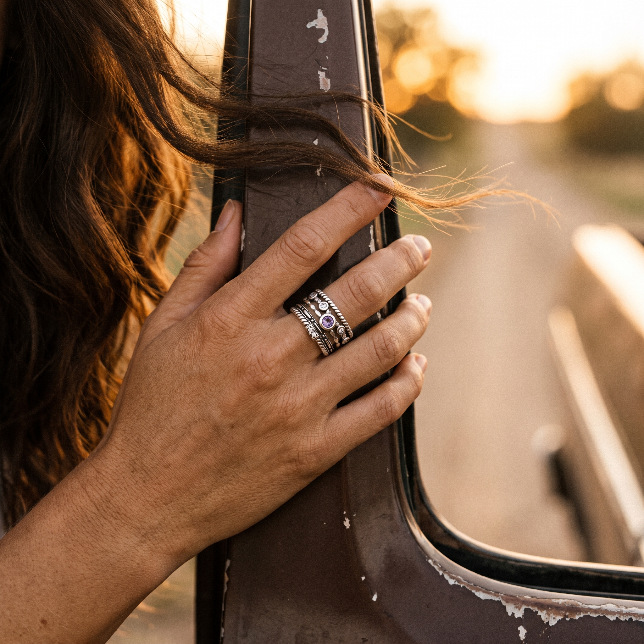 Violet Dusk Ring