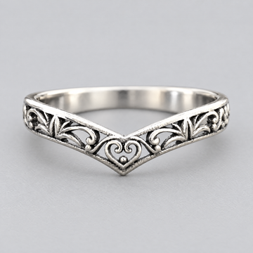 Cowgirl Wishbone Ring studio shot