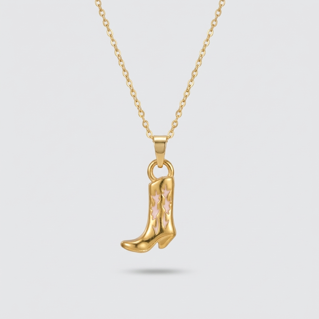 Rodeo Boot Necklace