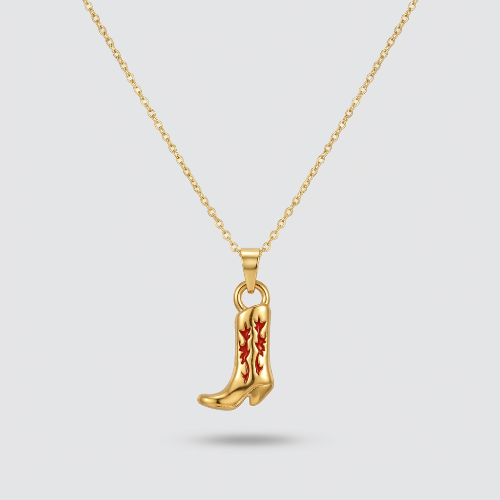 Rodeo Boot Necklace