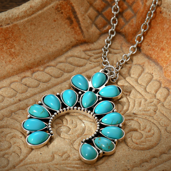 Turquoise Blossom Necklace