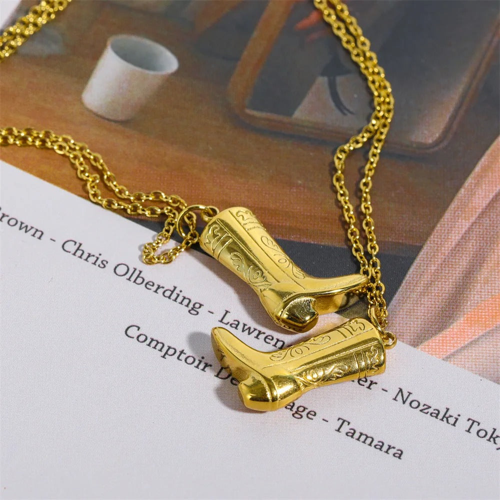 Vintage Boot Pendant