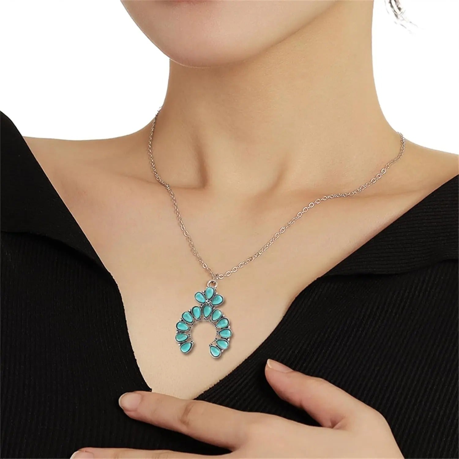 Turquoise Blossom Necklace
