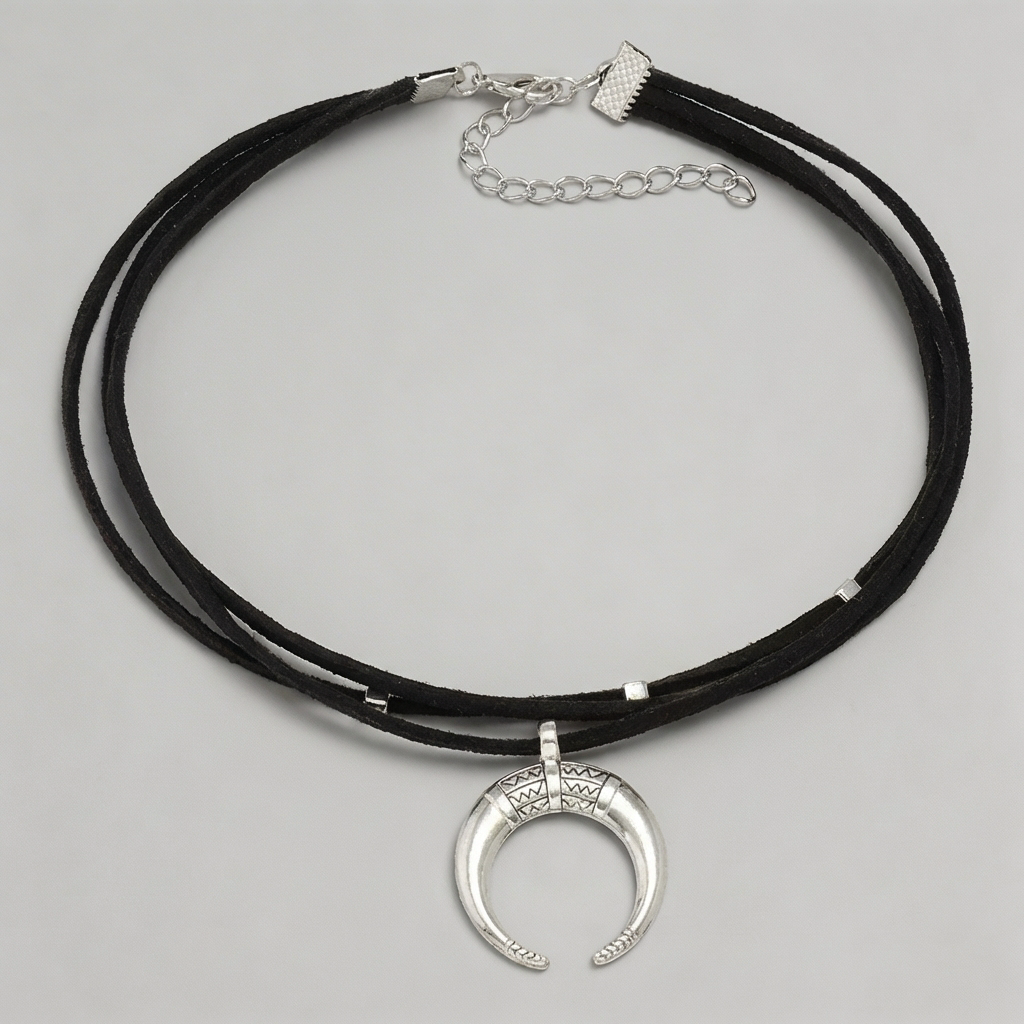 Wild Crescent Necklace