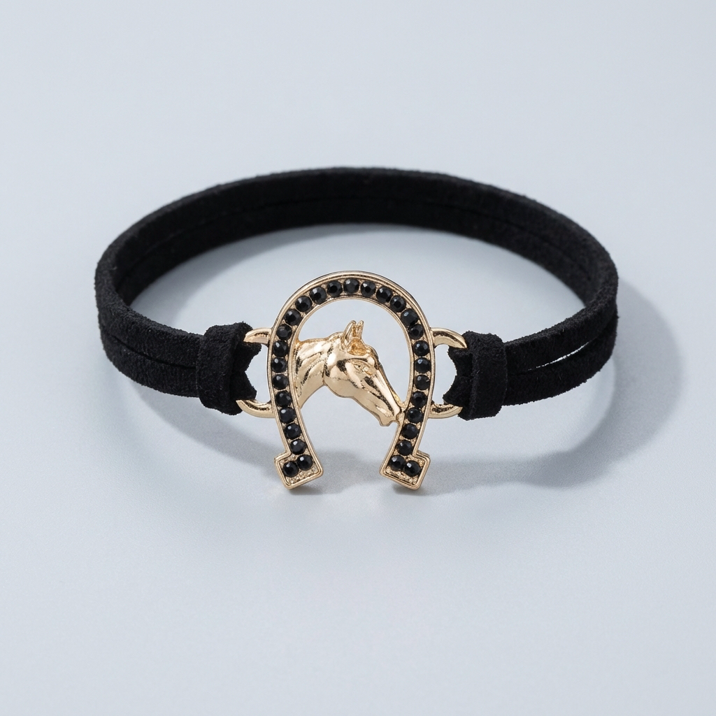 Black Shoe Bracelet