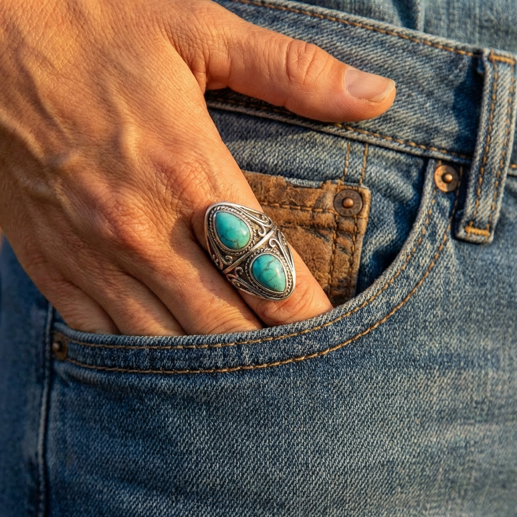 Twin Stone Ring