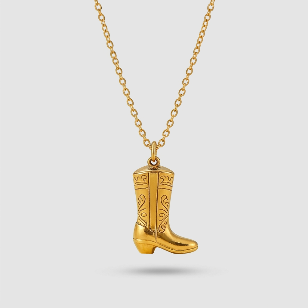 Vintage Boot Pendant