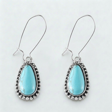 Blue Raindrop Earrings