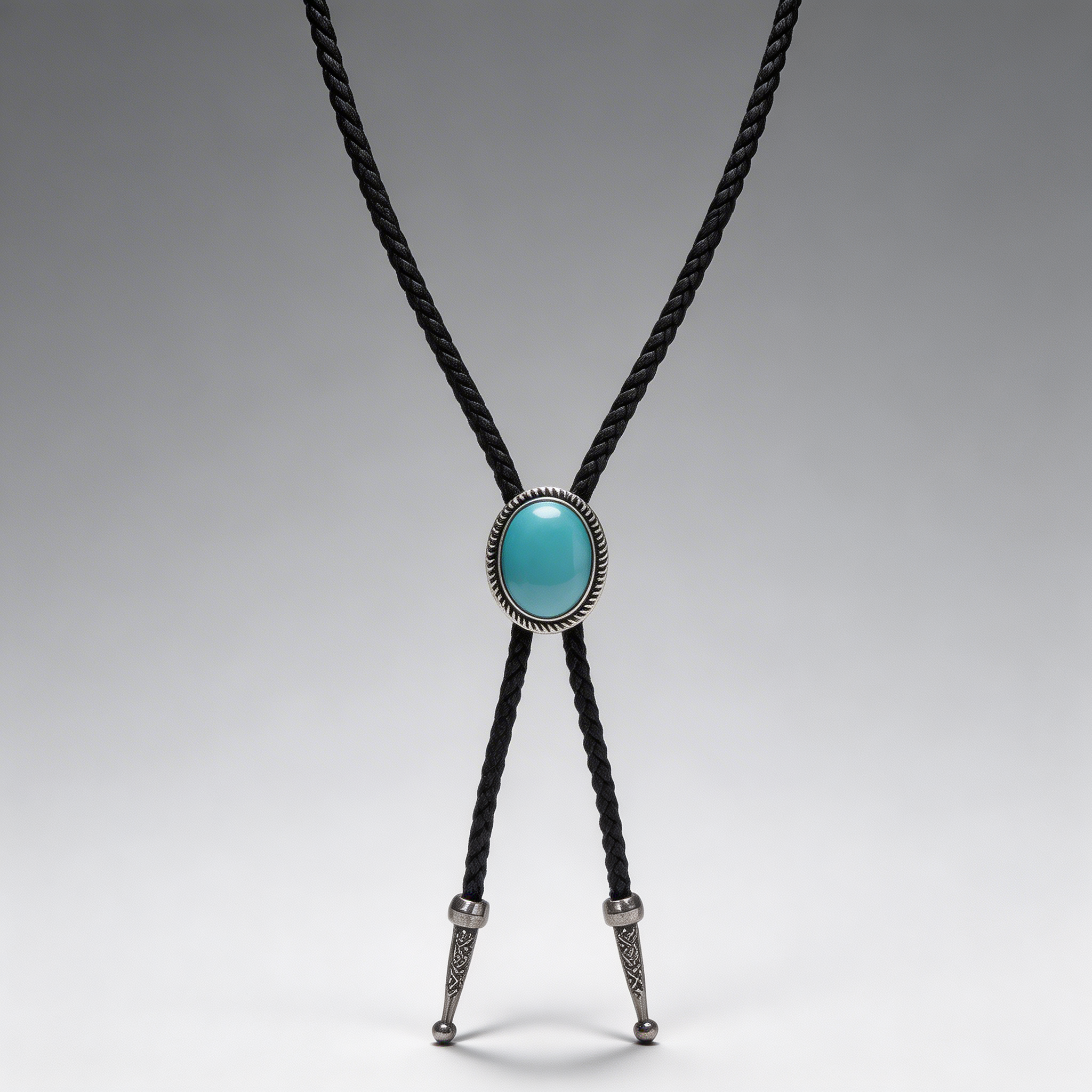 Western Stone Bolo Tie