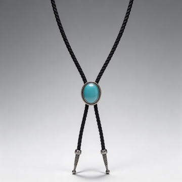 Western Stone Bolo Tie