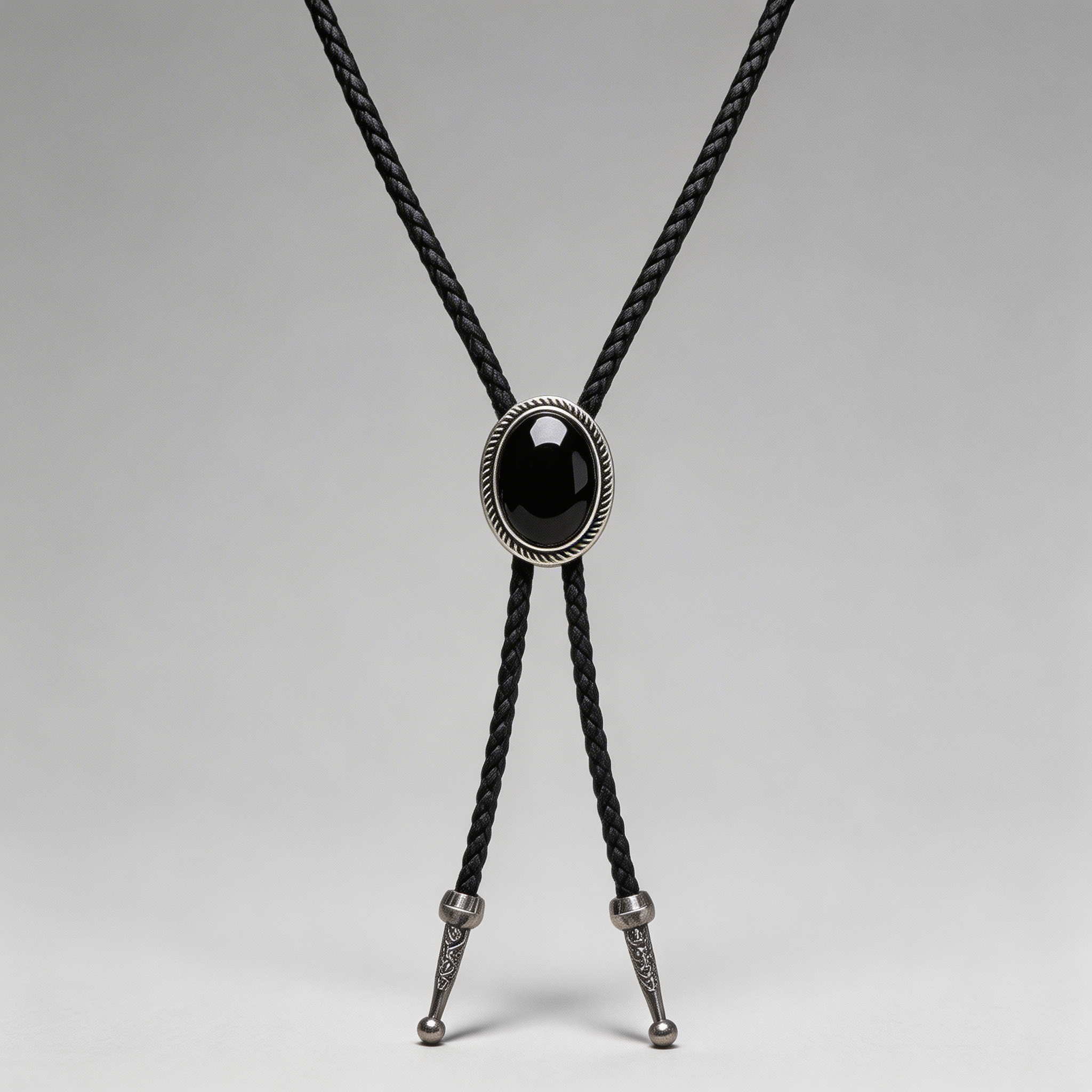Western Stone Bolo Tie