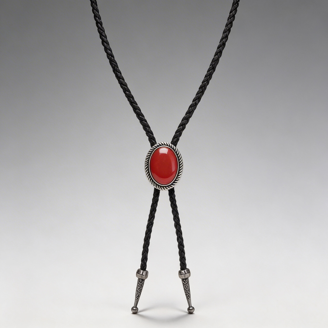 Western Stone Bolo Tie