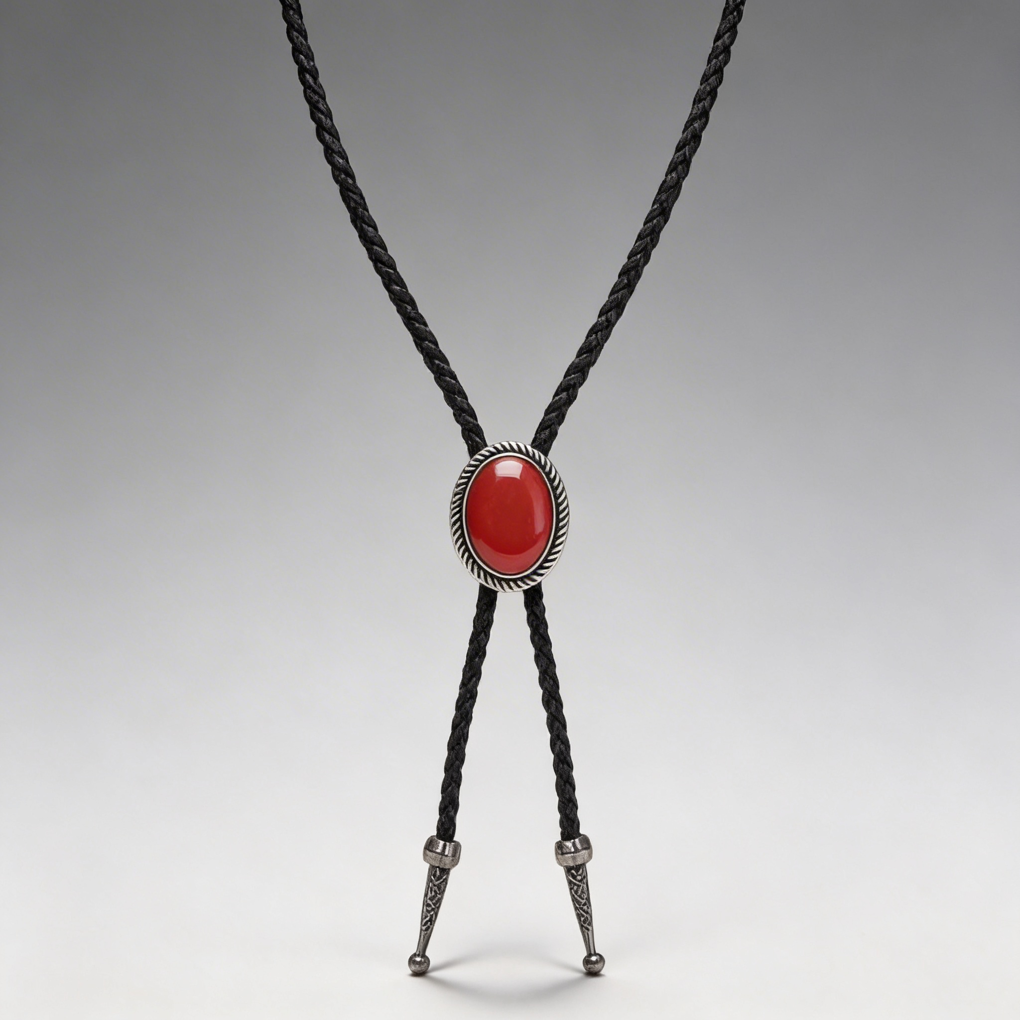 Western Stone Bolo Tie
