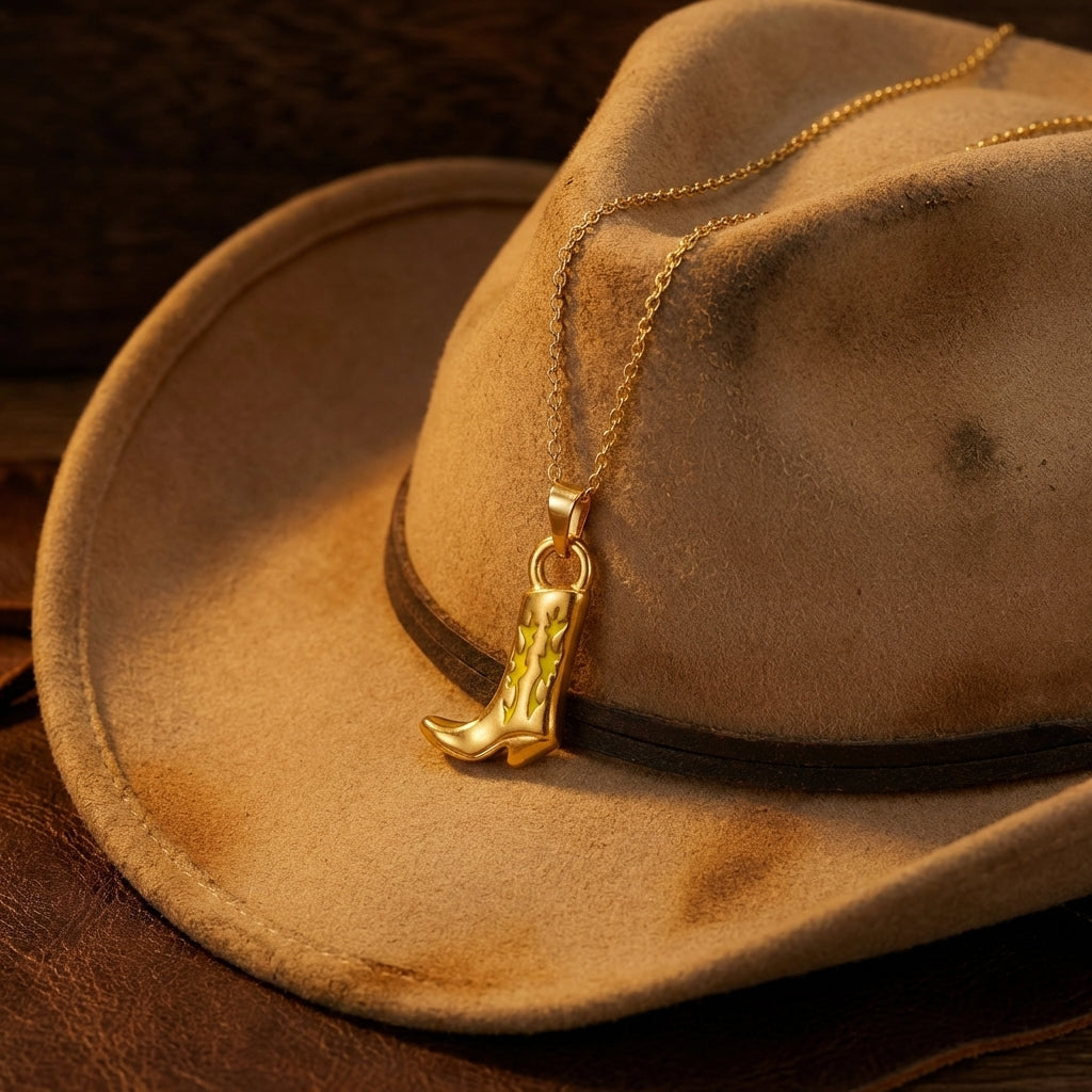 Rodeo Boot Necklace