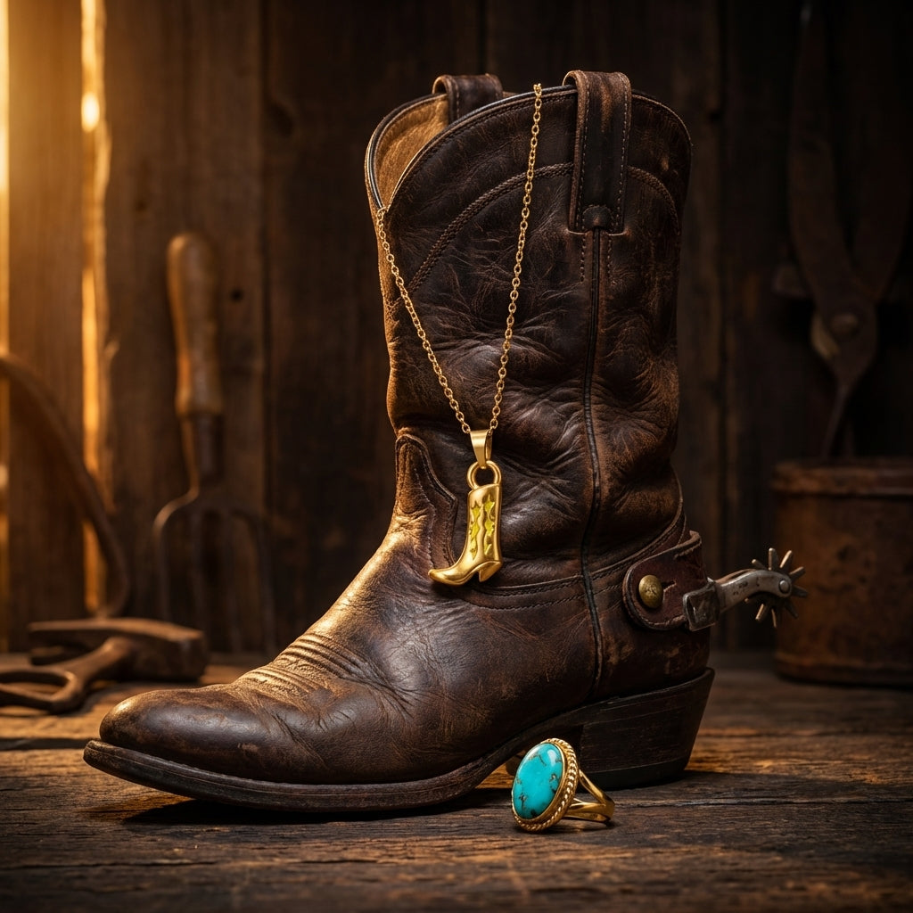 Rodeo Boot Necklace